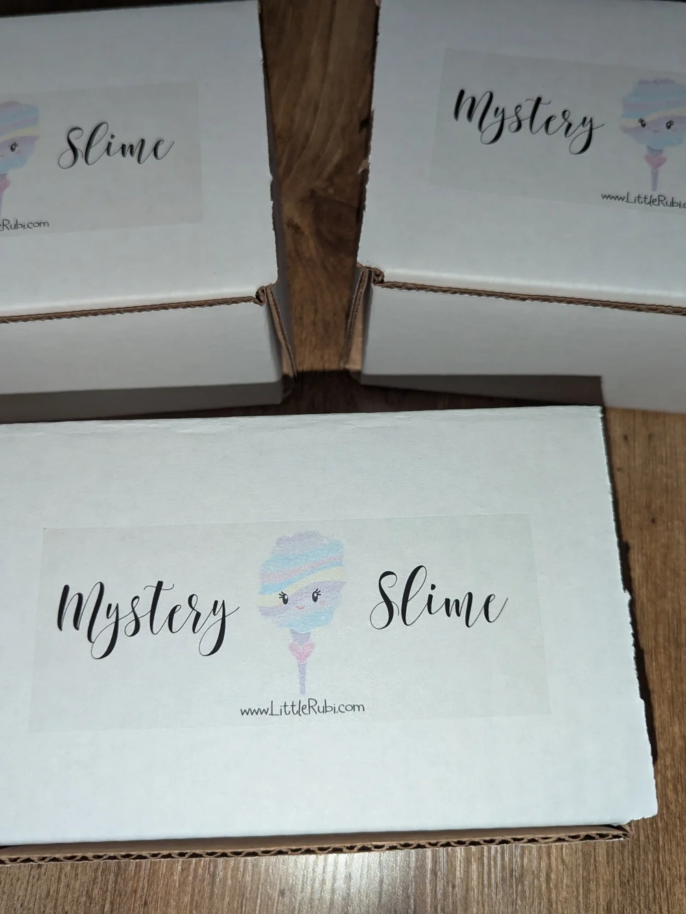 6 Boxes Slime Party Gift Box Favors Lemonade 🍋 Snow